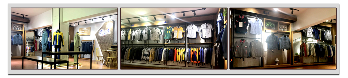 职员工服厂家的展厅