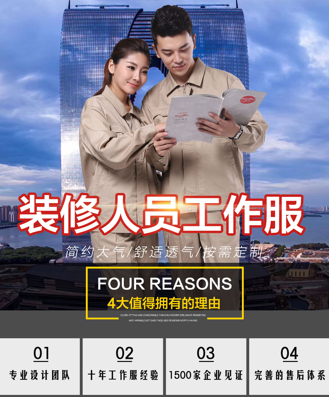 装修人员工作服